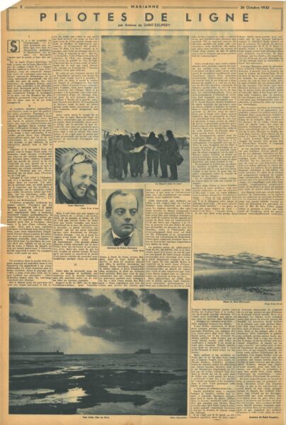 Les articles de presse (1932-1938)