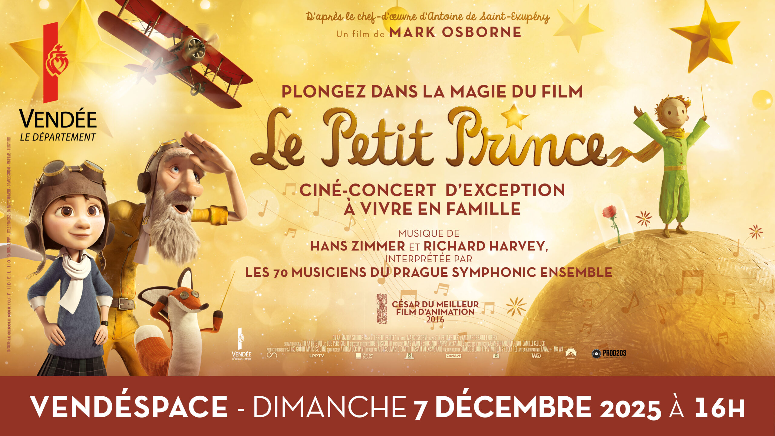 Vivez Le Petit Prince en ciné-concert pour la première fois en Vendée