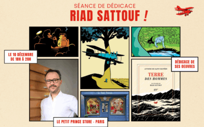 Riad Sattouf en dédicace exceptionnelle au Petit Prince Store – Paris pour la sortie de Terre des Hommes